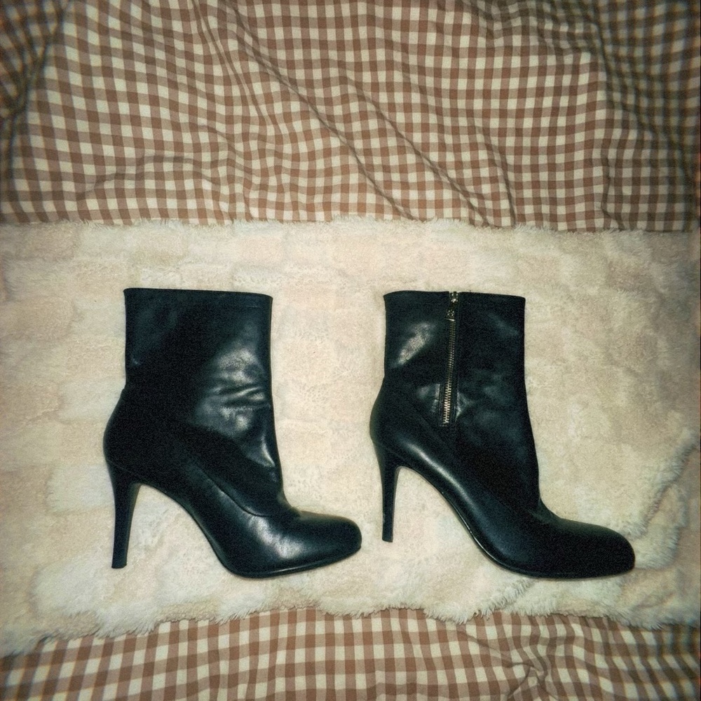 Black Coach Ankle Boots